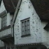 Parquetry and medieval woodwork on Lankester Antiques.  Safron Walden, Essex.