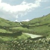 Over the mountain pass to Lake Ullswater.