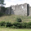 Okehampton Castle side view