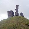 Okehampton Castle in Devon