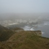 Selwicks Bay, Flamborough, East Yorkshire. Shrouded in Mist on a Crisp March Afternoon