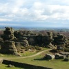 View over Brimham Rocks