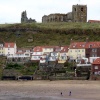 Whitby Abbey and houses