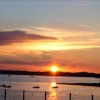 Sunset over Poole Harbour