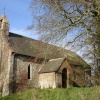 An abandoned church at Broadnymett, Devon