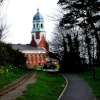 Minature railway line and olde Netley Hospital museum Royal Victoria Country Park Hampshire
