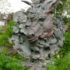 Midsummer Night's Dream Sculpture in the garden  at Hall's Croft, Stratford-upon-Avon