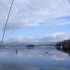 Windermere Lake early morning in March