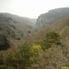 Cheddar Gorge from observation tower at the top of Jacob's Ladder