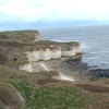 View from Flamborough Head, looking back towards Bempton Cliffs
