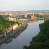 View of Bristol from the suspension bridge