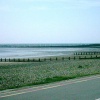 Littlehampton harbour breakwater With West beach to the left. West Sussex