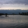 River Thames facing West, Greenwich, Greater London. Spring 2005