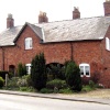 Cottages near site of railway. Pinchbeck, Lincolnshire