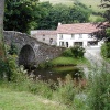 Packhorse Bridge and Ford, and The Buttery, Exmoor, Devon