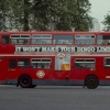 London Bus (1990). Advert for a low alcohol Australian beer.