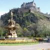 Edinburgh Castle from the park