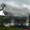 Metal Sheep Sculpture, Dean Clough Mills Halifax