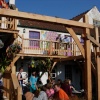 A typical Glastonbury street scene