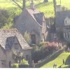 Close up of cottages at Bibury