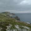 Durdle Door in Dorset. From the cliff top