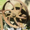 Sharpening stone in grounds of Elstead Mill