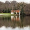 The Boathouse on the lake at Virginia Water, Surrey