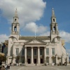 Civic Hall, Leeds, viewed from Millenium Square.