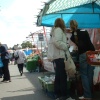 Friday market at Sandy, Bedfordshire