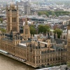 London: Parliament seen from The London Eye