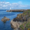 Lighthouse at Mevagissey, Cornwall