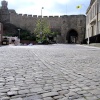 Castle Square, Lincoln, looking towards the entrance to the Castle