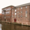 Old warehouses by the River Trent, Newark