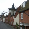 Lower Church Lane from St Andrew's Church, Farnham, Surrey