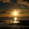 November evening on Seamill Beach, near West Kilbride