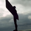 Pathway to the feet of The Angel.