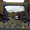 Huddersfield Open Market sign.