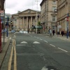 Looking up Northumberland Street towards the station.