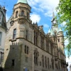 Dunfermline Town Hall viewed from Kirkgate.
