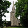 The church in summer. Lower Slaughter, Gloucestershire