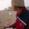 Kebab on the beach at Brighton
