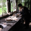 Inside one of the buildings at Weald & Downland Open Air Museum, Sussex