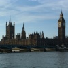 A view from the Thames in London.