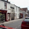 Church Street (with the oldest building in town on the corner)