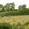 Haytime scene, West Bradford, Lancashire