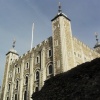 Tower of London, Roman city wall in foreground, London