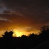 Sunset in Luton, Bedfordshire