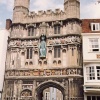 Canterbury, Kent  Christ Church Gate, the entrance to Canterbury Cathedral