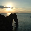 Winter sunset at Durdle Door, Dorset