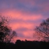 December sunrise over Budby